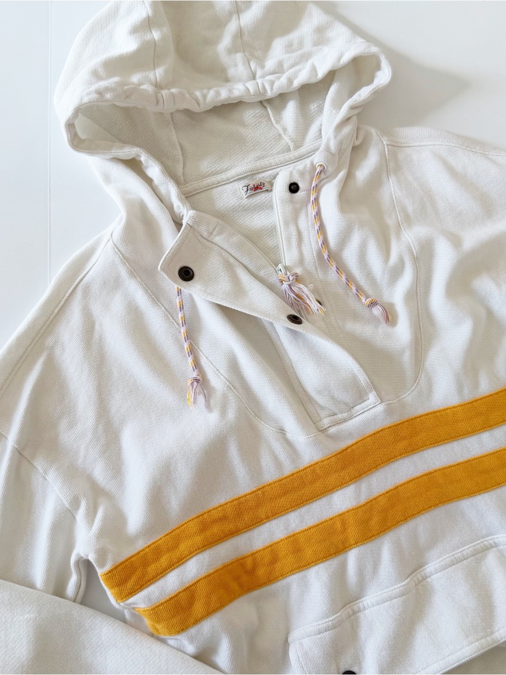 Faherty Hoodie Sweatshirt Womens Small Daybreak French Terry Sun Rays - Picture 4 of 10